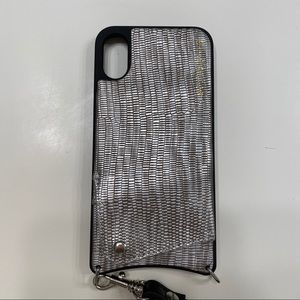 iPhone X Case, Bandolier Sarah Silver Wave